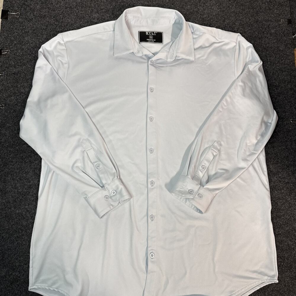 BYLT Premium Basics Executive Fit Long Sleeve Button-Down Shirt